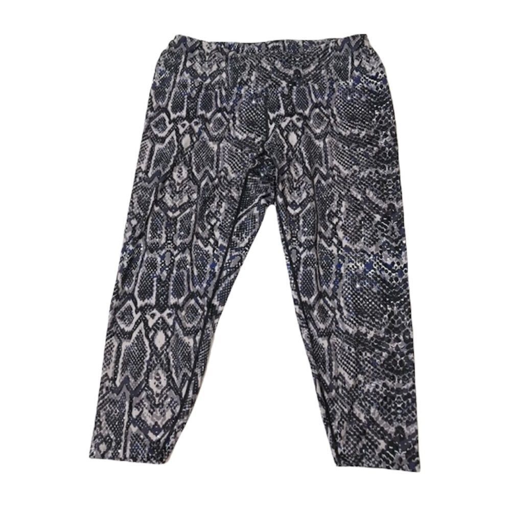3X Love Life Live Nice Reptiles Printed leggings